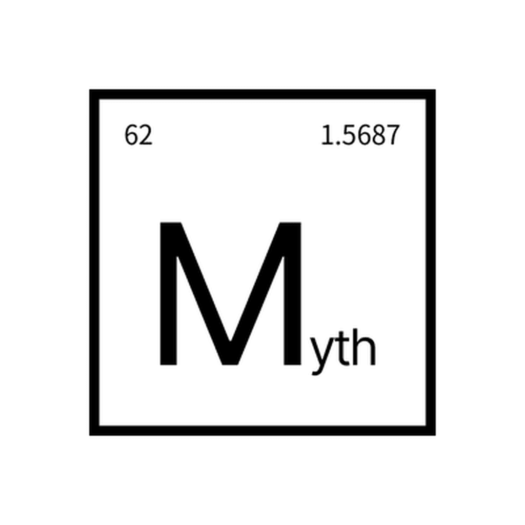 Myth mark, On white, 1024 px
